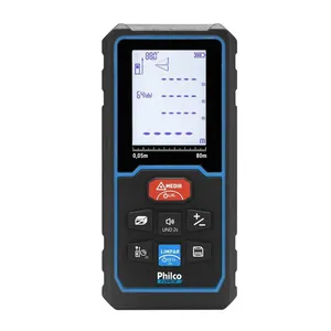 Trena Laser Philco Force Alcance de 80m Display LED PTL02 Pilhas