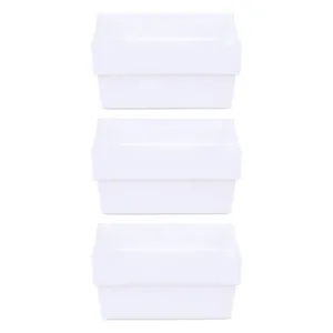 Kit Organizador de Gavetas Block Cazza Branco