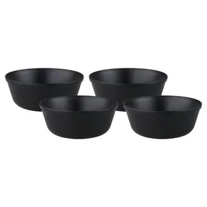 Conjunto 4 Tigelas Bowl 450ml Médio São Bernardo Preto