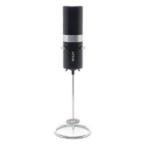 Mixer Elétrico Para Bebidas De Aço Inox E Plástico Com Suporte Wolff
