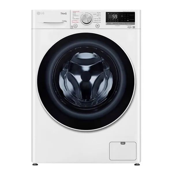 Lava e Seca Smart LG 14kg com Inteligência Artificial AIDD LG Branco / 110V