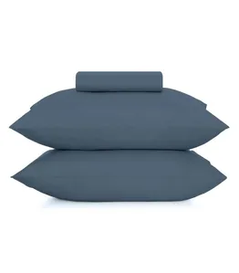 Jogo de Cama Simples Queen Liso Altenburg Azul UN / Azul