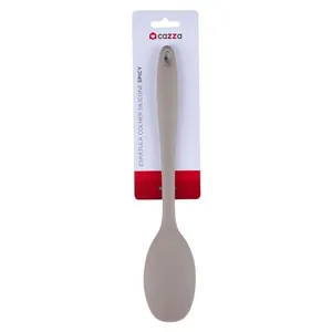 Espátula Colher Silicone Spicy Cazza Cinza