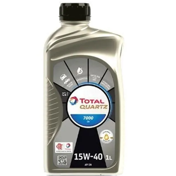 Óleo Lubrificante do Motor Total Quartz API SN 7000 15W40 Semissintético 1L