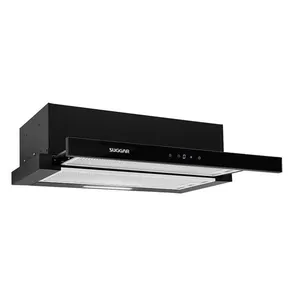 Depurador De Ar Suggar Slim De Embutir 80cm Preto 110v De81thpt