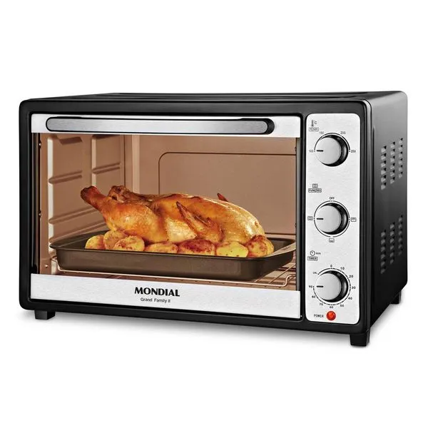 Forno Elétrico 52L Grand Family II FRN52B Mondial Preto 127V
