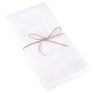 Jogo de Guardanapos Algodão 2 Peças 45x45cm Cazza Branco