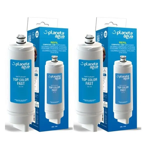 Kit 2 Refil Filtro Purificador Top Color Fastpara Colormaq