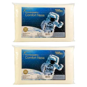 Kit 2 Travesseiros Comfort Nasa 50x70cm Master Comfort