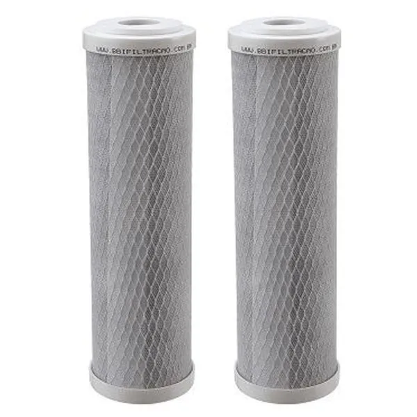 Kit 2 Unidades Refil Filtro Bbi Carbon Block