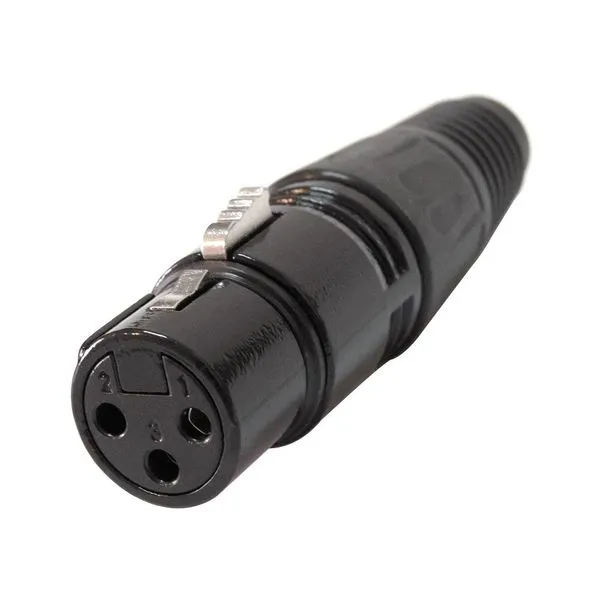 Plug Cannon Femea Corpo Preto Metalico