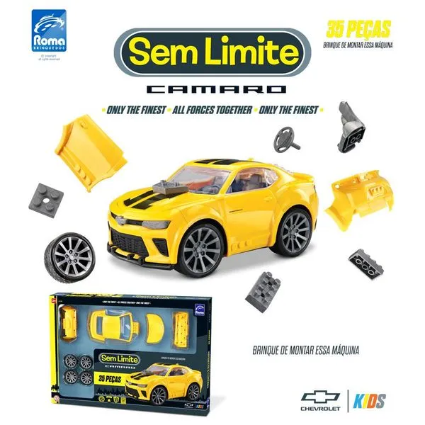 Carro Camaro Sem Limite 0558 Roma Sortido