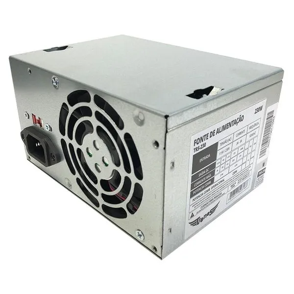 Fonte Atx Tronos Trs-230 230W 24 Pinos Sem Cabo Oem