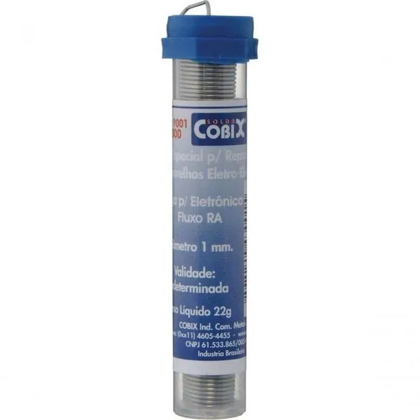 Solda Cobix Tubinho 63x37 22g 36 Unidades 36