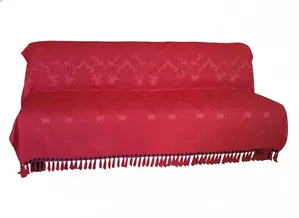 Manta Gigante para Sofá Xale Vermelho Medalhão 2,80x1,80