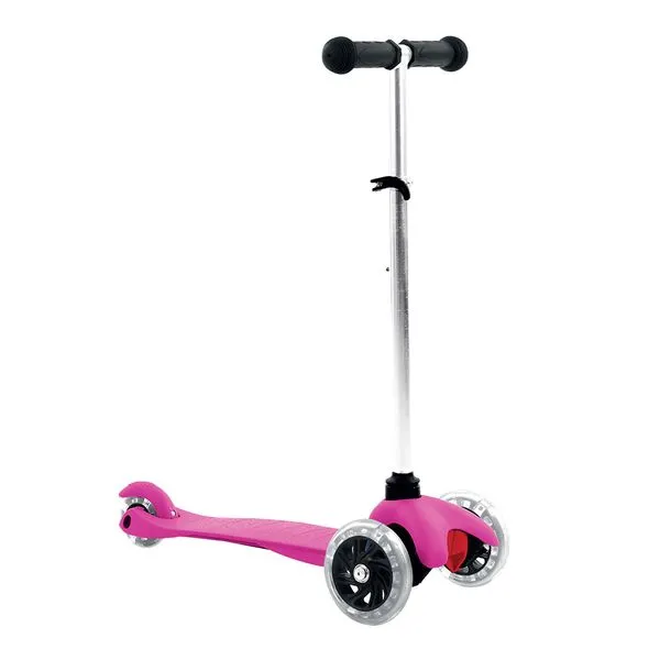 Patinete 3 Rodas com Led Play&Fun Rosa