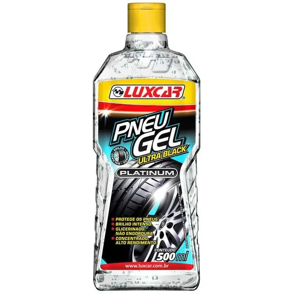 Gel Pneu Ultra Black Luxcar 500ml