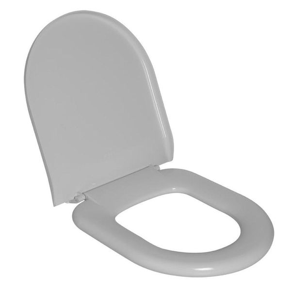 Assento Almofadado Calypso Branco 40,3x36,2cm - Com Batedores Antiderrapantes