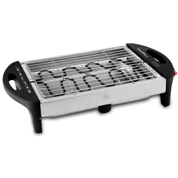 Churrasqueira Elétrica Britânia Top Gourmet Preta e Prata 220V