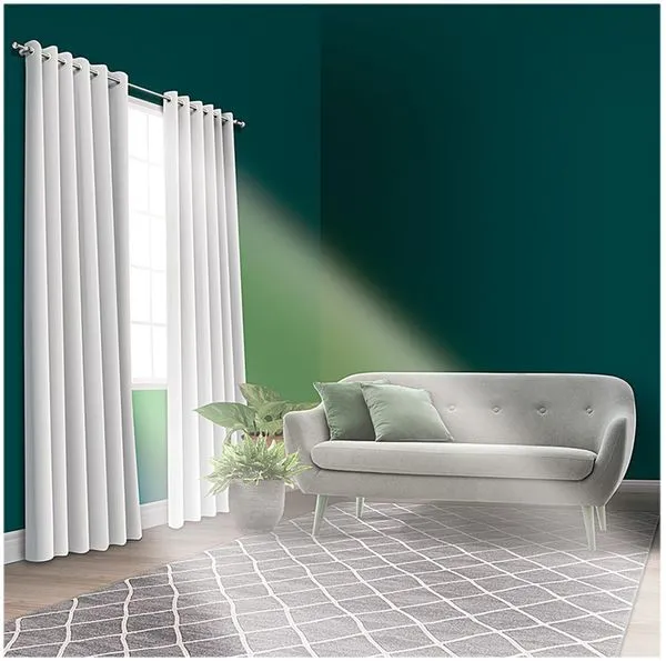 Blackout Var DF 140x200 Ilhos PlastLeo Cinza