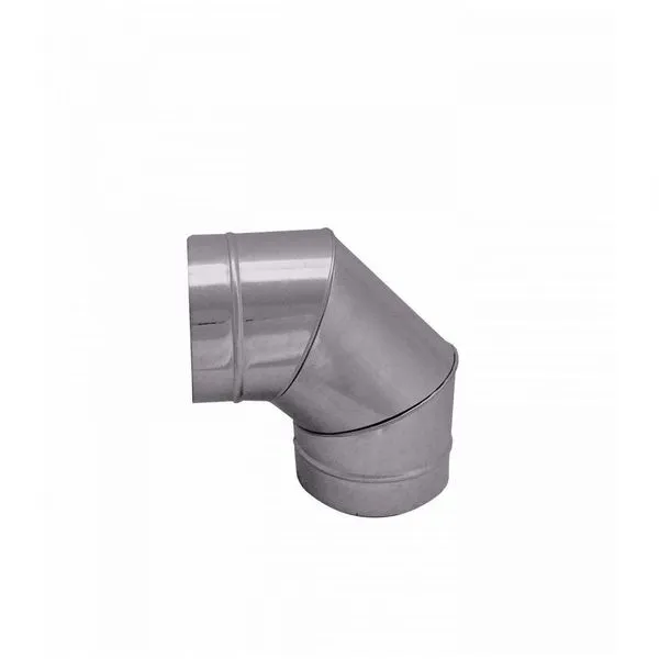 Curva Cotovelo Galvanizada 90° De 130 Mm De Diâmetro