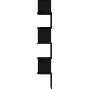 Estante De Canto Multivisão Preto