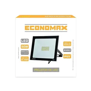 Refletor Led 50W Economax Branca