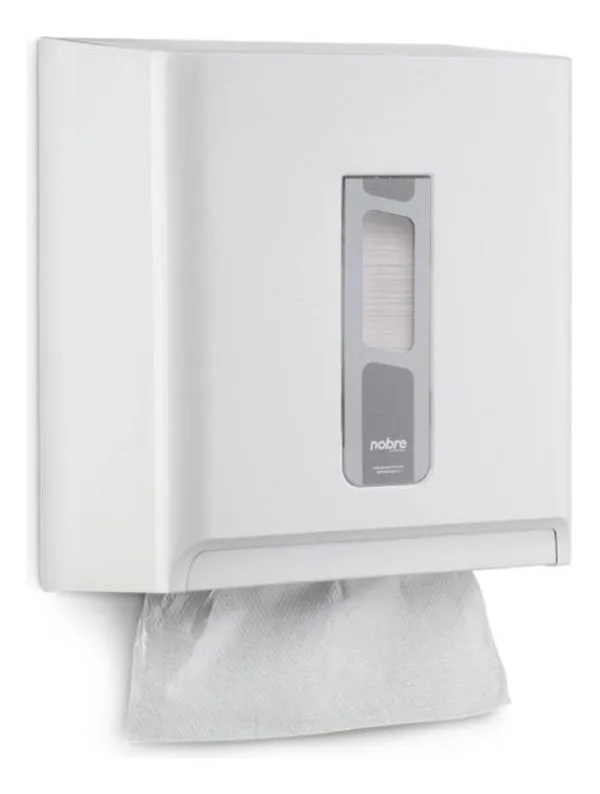 Dispense Papel Toalha Interfolhas Nobre Street Branco Parede