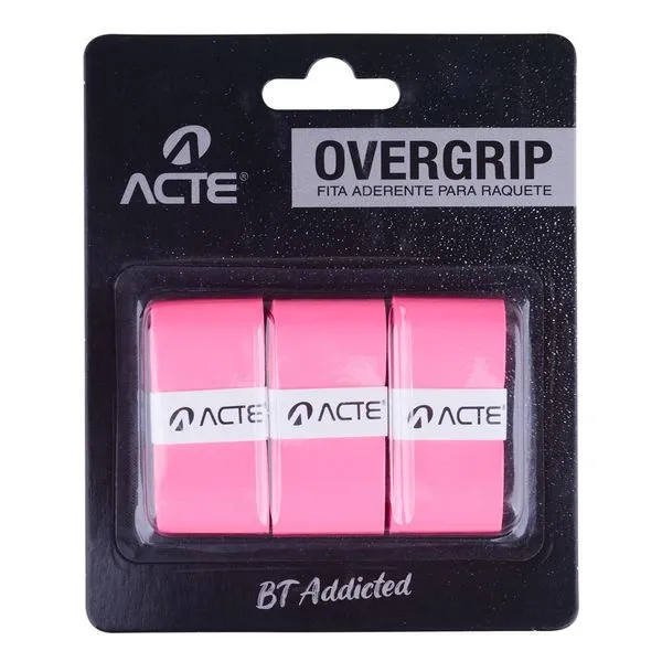 Overgrip Rosa Acte com 3
