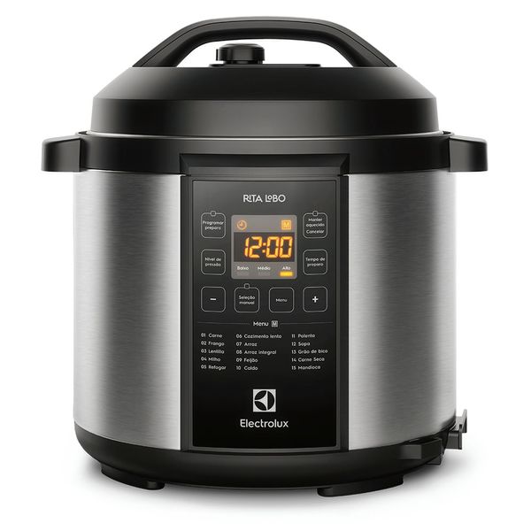 Panela de Pressão Elétrica Electrolux 6L Preta Experience Digital (PCC20) 220V