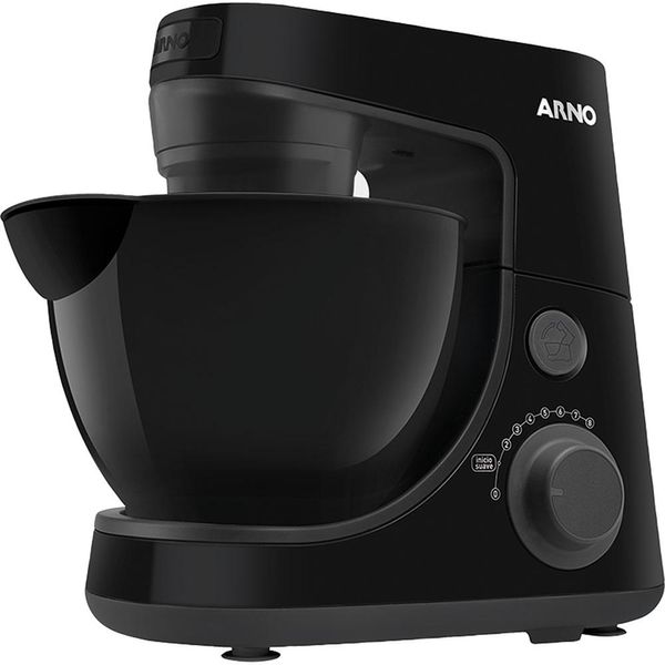 Batedeira Planetária Arno Daily SX87 600W 4 Litros com 8 Velocidades Preta 220V
