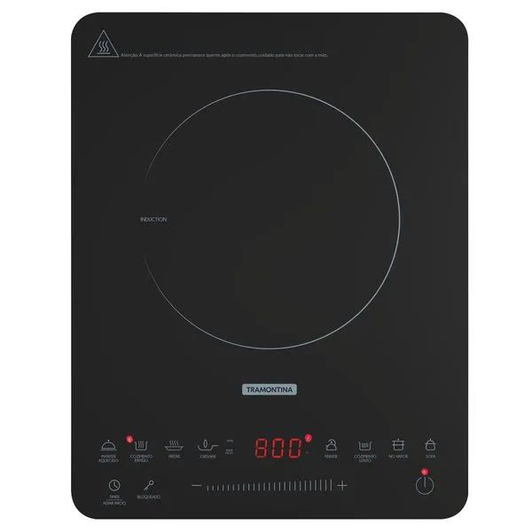 COOKTOP TRAMONTINA INDUÇÃO SLIM TOUCH EI30 127V 94714/131