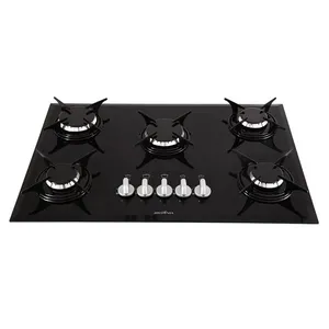 Cooktop de Embutir a Gás Britânia 5 Queimadores BCT5P Bivolt Bivolt