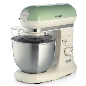 Batedeira planetária Ariete 1588 Vintage verde 7 velocidades tigela inox 1200w 220 volts