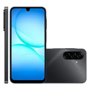 Smartphone Galaxy A17 com IA, Câmera Tripla, 128 GB, 4G, A175M Samsung Preto