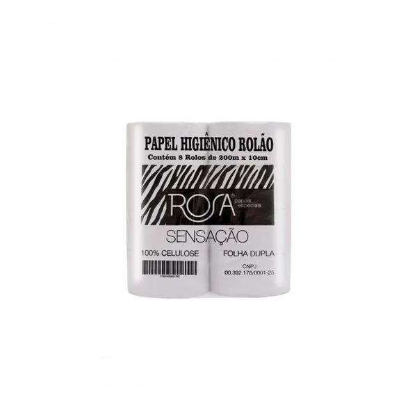 Papel Higiênico Rolão Sensação 200Mx10Cm