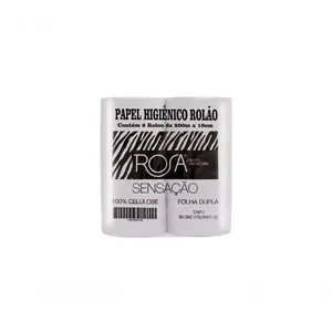 Papel Higiênico Rolão Sensação 200Mx10Cm