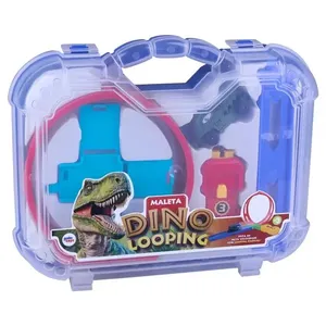 Maleta Dino Looping Pakitoys 1565 Brinquedo Maleta Dino Looping Pakitoys 1565