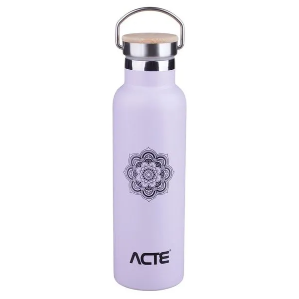 Garrafa Térmica Inox 600ml Lilás Acte C46