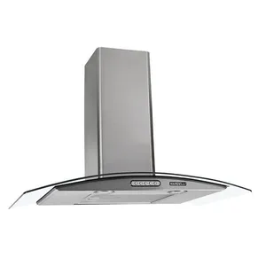 Coifa De Parede 75cm Vidro Curvo Duto Slim Nardelli Inox 220V