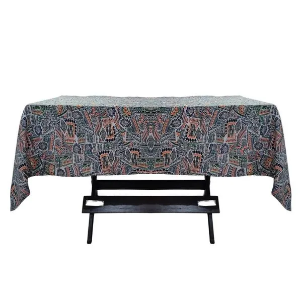 Toalha Mesa Oxford Estampado 1,50x1,50 4 Lugares Floral