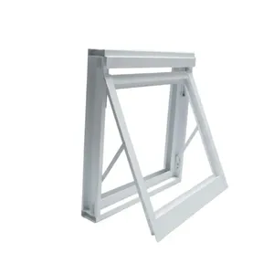 Janela Vitrô Maxim-ar 50x50 Alumínio Branco 7cm Batente Banheiro Luxo