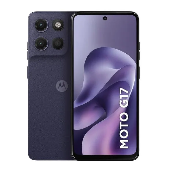 Smartphone Motorola G17 Tela 6,7 256GB 4G Câmera 50MP Roxo