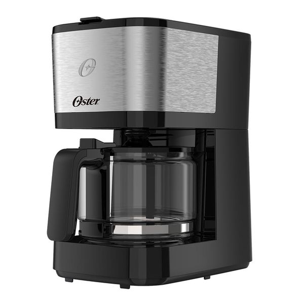 Cafeteira Elétrica 19 Xicaras Oster OCAF300 Preta com Prata 127V