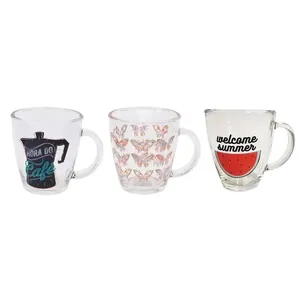 Caneca De Vidro 345Ml Cazza Sortida