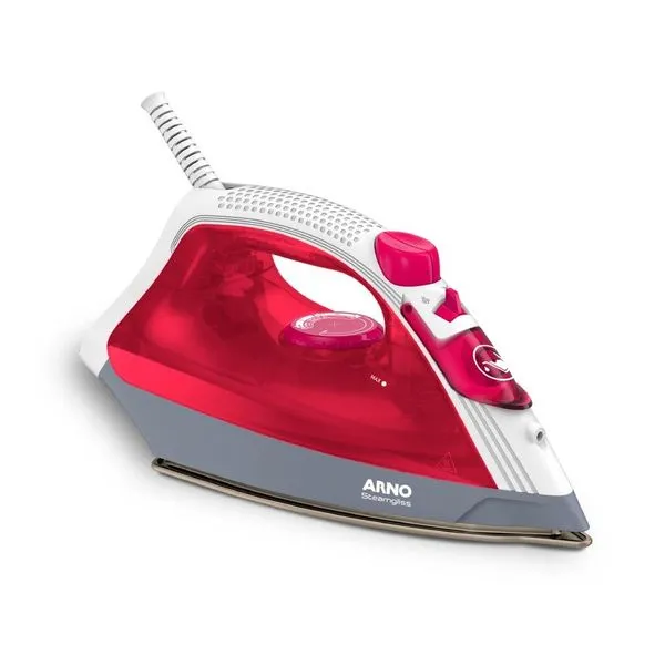 Ferro de Passar Roupa Arno Steamgliss FV1930B2 Rosa 127V