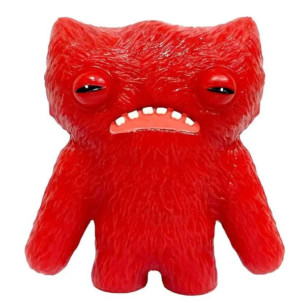 Mini Boneco Fuggler 6cm - Wide Eyed Weirdo Vermelho