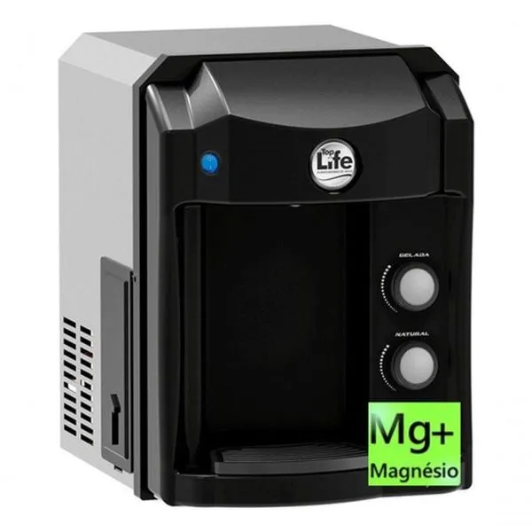 Purificador Água Super Alcalina Ionizada Ozônio E Magnésio Preto 220V