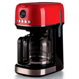 Cafeteira americana Ariete 1396 Moderna vermelha programável 15 xícaras 900w 220v