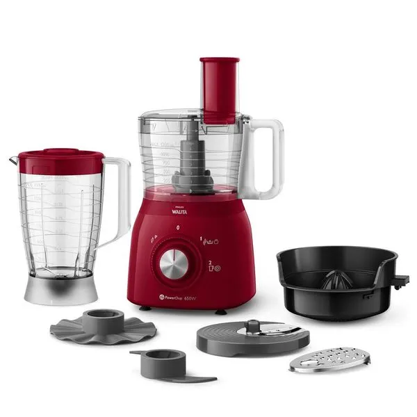 Multiprocessador com Liquidificador Walita Viva Deep Red RI7632 Vermelho 220V